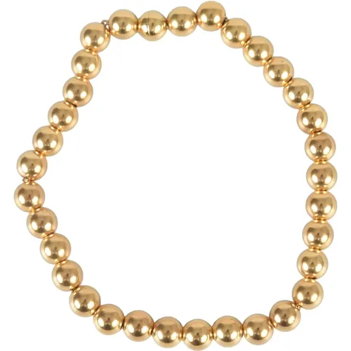 Golden Beaded Necklace for Women , female, Sizes: S - Jil Sander - Modalova