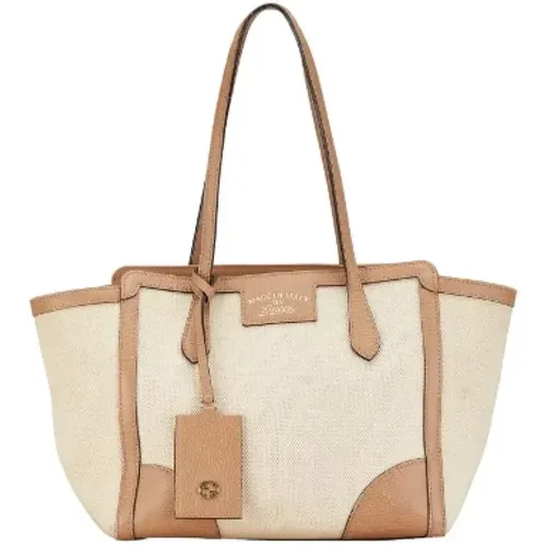 Pre-owned Tote Bags, female, , Size: ONE SIZE Pre-owned Canvas gucci-bags - Gucci Vintage - Modalova