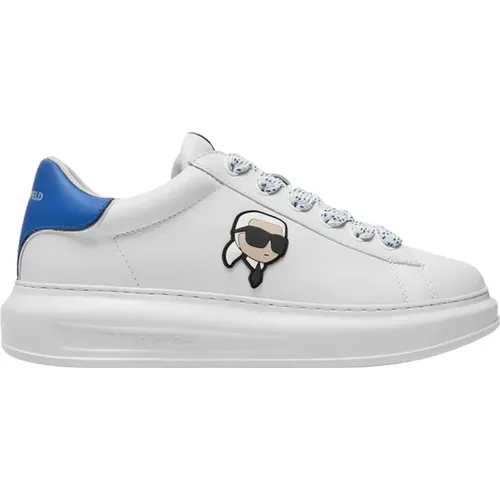 Sneakers, male, , Size: 11 US Blue Men's Sneakers Kl52528 - Karl Lagerfeld - Modalova