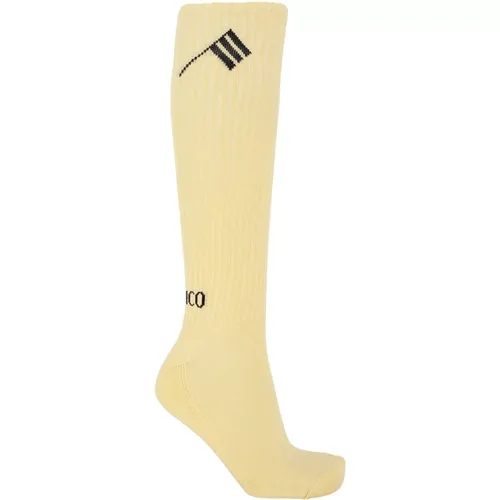 Socken mit Logo , Damen, Größe: ONE Size - The Attico - Modalova