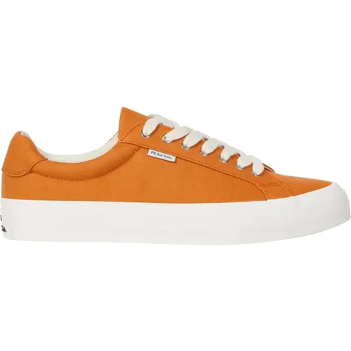 Sneakers, male, , Size: 8 US Canvas Low Top Lace-Up Sneakers - PS By Paul Smith - Modalova