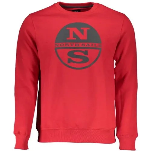 Sweatshirts, male, , Size: 2XL Cotton Crew Neck Sweatshirt - North Sails - Modalova