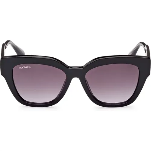 Oversize Sonnenbrille mit quadratischer Form und rauchgrauem Glas - Max & Co - Modalova