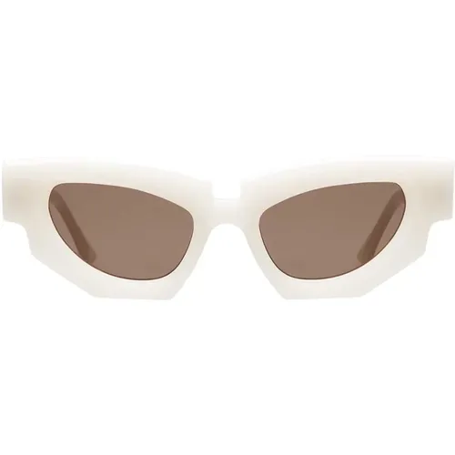 Stylish F5 Wh-Bw Sunglasses , unisex, Sizes: 52 MM - Kuboraum - Modalova
