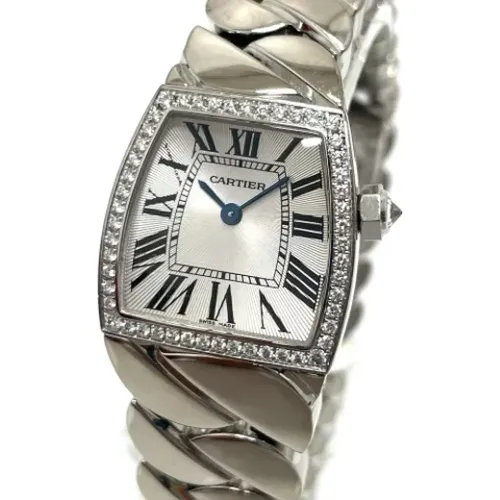 Pre-owned Watches, female, , Size: ONE SIZE Pre-owned Stainless Steel watches - Cartier Vintage - Modalova