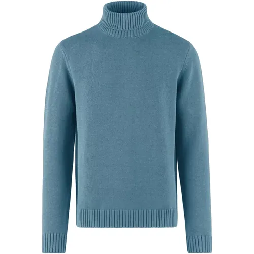 Turtlenecks, male, , Size: M Warm Cotton Turtleneck for Men - BomBoogie - Modalova