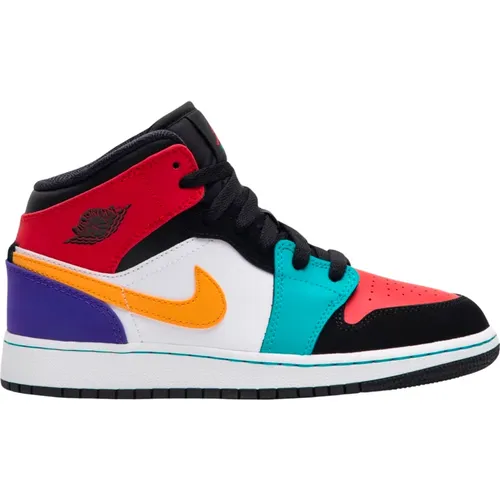 Limited Edition Air Jordan 1 Mid , female, Sizes: 4 1/2 UK, 3 1/2 UK, 3 UK, 7 UK, 5 UK, 6 UK, 5 1/2 UK - Nike - Modalova