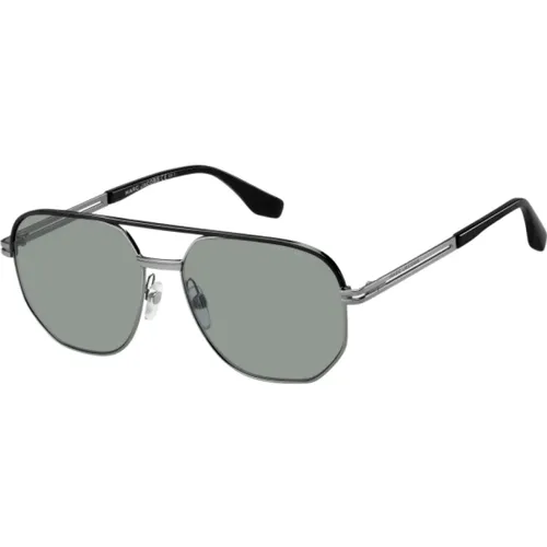 Schwarze Metallsonnenbrille für Männer - Marc Jacobs - Modalova