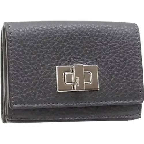 Pre-owned Wallets, female, , Size: ONE SIZE Pre-owned Leather wallets - Fendi Vintage - Modalova