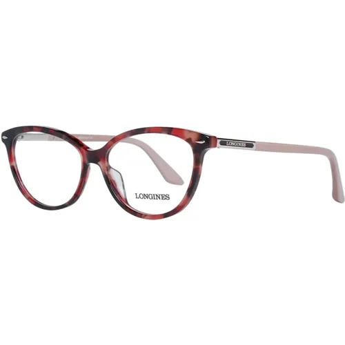 Glasses, female, , Size: ONE SIZE Red Cat Eye Women Eyeglasses - Longines - Modalova