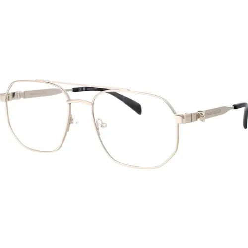 Stylish Optical Glasses Am0459O , male, Sizes: 57 MM - alexander mcqueen - Modalova