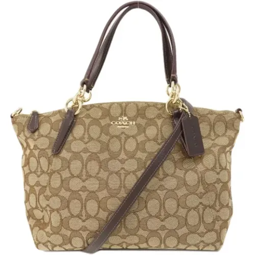 Pre-owned Tote Bags, female, , Size: ONE SIZE Pre-owned Canvas shoulder-bags - Coach Pre-owned - Modalova