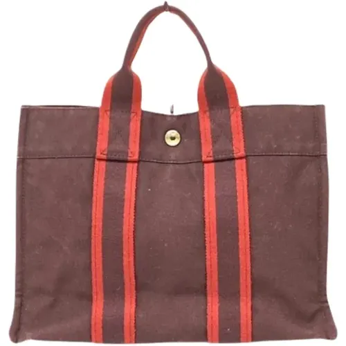 Pre-owned Tote Bags, female, , Size: ONE SIZE Pre-owned Canvas totes - Hermès Vintage - Modalova