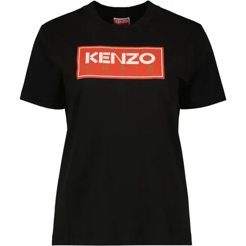 Logo Print Rundhals T-shirt Kenzo - Kenzo - Modalova