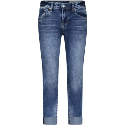 Trendy Slim-Fit Cropped Jeans , female, Sizes: W25, W32, W26, W27, W30 - adriano goldschmied - Modalova