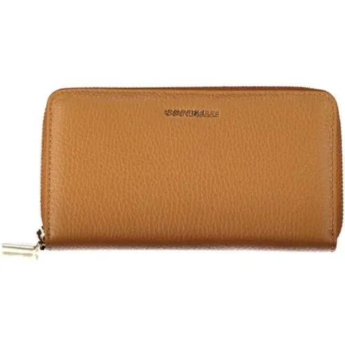 Wallets & Cardholders, female, , Size: ONE SIZE Leather Zip Wallet - Coccinelle - Modalova