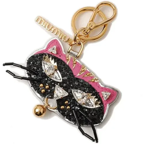 Pre-owned Accessories, female, , Size: ONE SIZE Pre-owned Metal key-holders - Miu Miu Pre-owned - Modalova