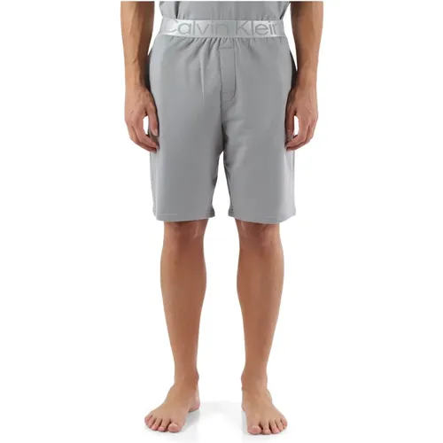 Baumwollmischung Elastische Taille Shorts , Herren, Größe: L - Calvin Klein - Modalova