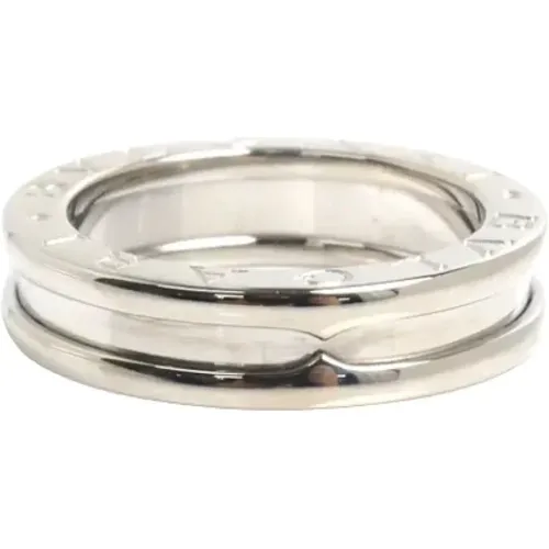 Pre-owned Jewellery, female, , Size: ONE SIZE Pre-owned White Gold rings - Bvlgari Vintage - Modalova