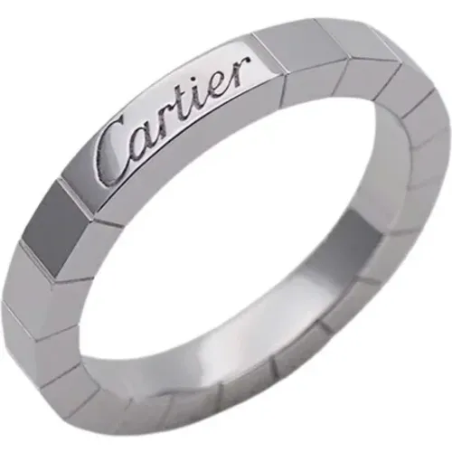 Pre-owned Jewellery, female, , Size: ONE SIZE Pre-owned White Gold rings - Cartier Vintage - Modalova