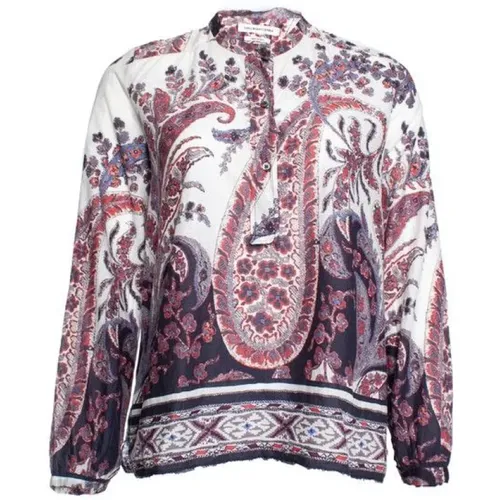 Pre-owned Tops, female, , Size: XS blouse with paisley print - Isabel Marant Pre-owned - Modalova