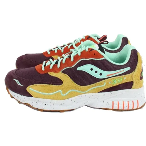 Sneakers, male, , Size: 8 US /Mustard Unisex Sneakers - Saucony - Modalova