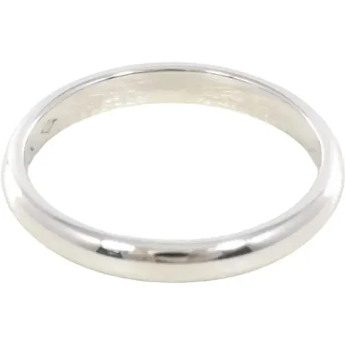 Pre-owned Platinum rings , unisex, Sizes: ONE SIZE - Cartier Vintage - Modalova