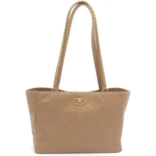 Pre-owned Tote Bags, female, , Size: ONE SIZE Pre-owned Leather chanel-bags - Chanel Vintage - Modalova