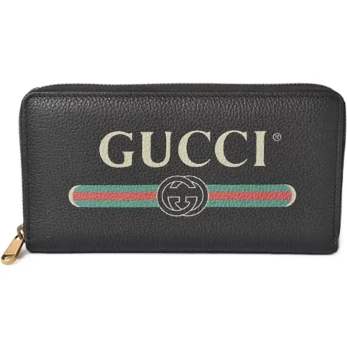 Pre-owned Wallets, female, , Size: ONE SIZE Pre-owned Leather wallets - Gucci Vintage - Modalova