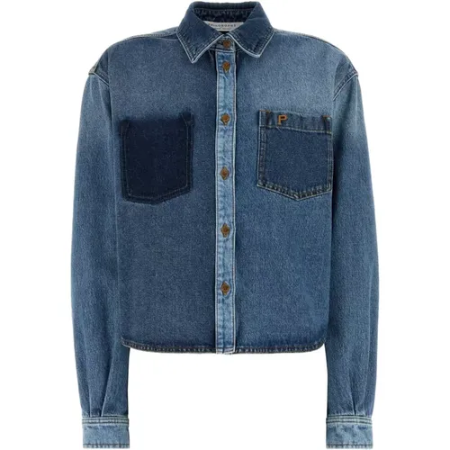 Denim Shirts, female, , Size: S Denim Shirt - Philosophy di Lorenzo Serafini - Modalova