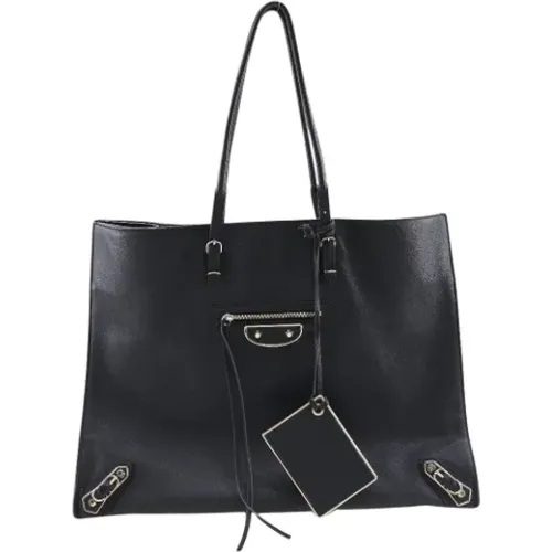 Pre-owned Tote Bags, female, , Size: ONE SIZE Pre-owned Leather totes - Balenciaga Vintage - Modalova