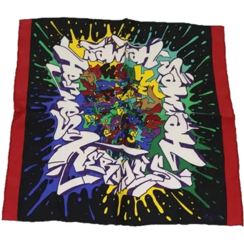 Pre-owned Scarves, female, , Size: ONE SIZE Pre-owned Silk scarves - Hermès Vintage - Modalova