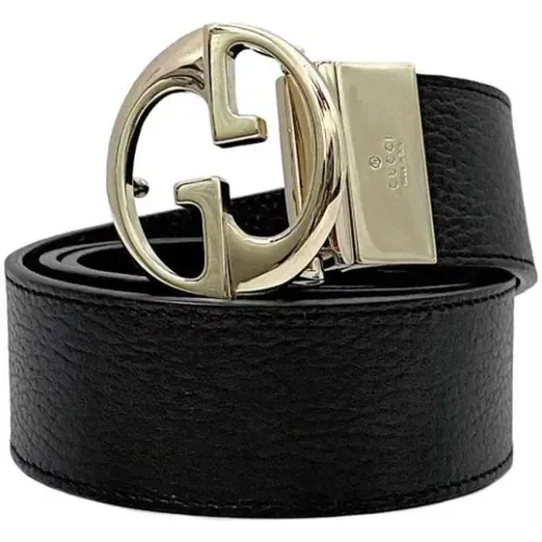 Pre-owned Belts, female, , Size: ONE SIZE Pre-owned Leather belts - Gucci Vintage - Modalova