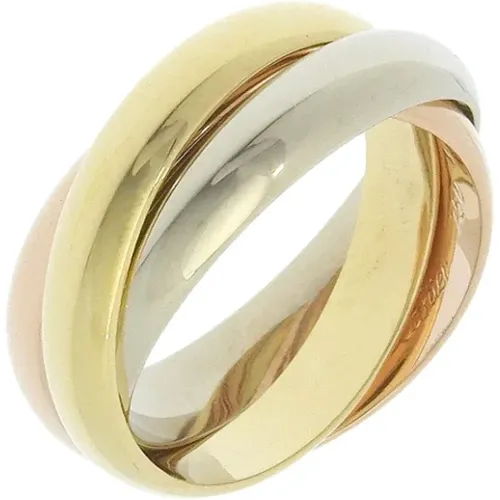 Pre-owned Jewellery, female, , Size: ONE SIZE Pre-owned Fabric rings - Cartier Vintage - Modalova