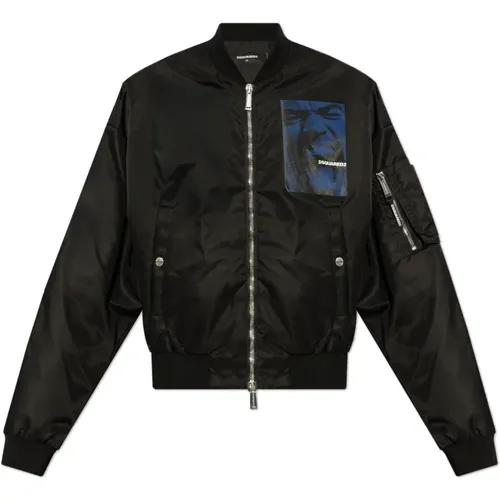 Bomber Jackets, male, , Size: XL Jacket type bomber - Dsquared2 - Modalova