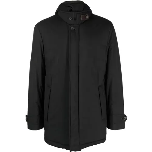 Detachable Hood Jacket, 100% Polyester , male, Sizes: 2XL, M - Corneliani - Modalova