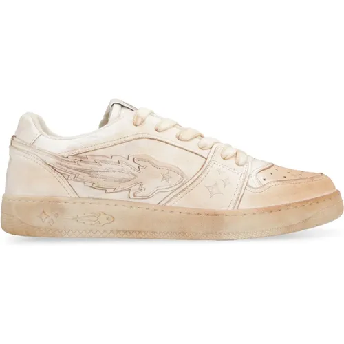 Vintage Leder Low-Top Sneakers - Enterprise Japan - Modalova