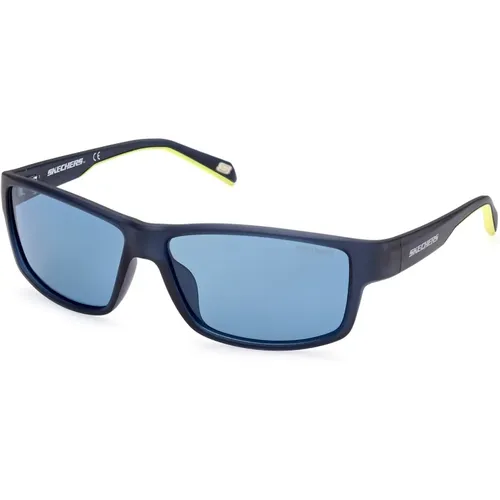 Blaue Polarisierte Sonnenbrille SE6159-91V,Goldene Rauch Polarisierte Sonnenbrille - Skechers - Modalova