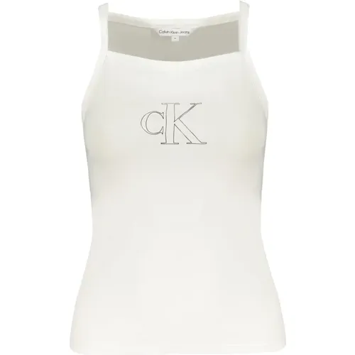 Tank Top with Thin Straps , female, Sizes: XS, S, XL, L, M - Calvin Klein - Modalova