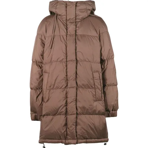 Down Coats, female, , Size: 2XL Anfora Reversible Parka - Weekend Max Mara - Modalova