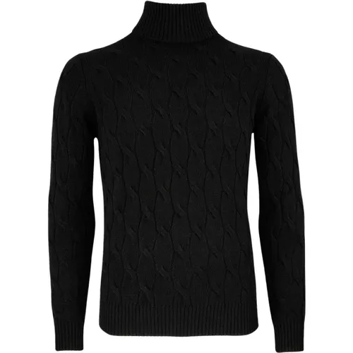 Turtlenecks, male, , Size: L Elegant Turtleneck Sweater - Filippo De Laurentiis - Modalova