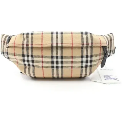 Pre-owned Belt Bags, female, , Size: ONE SIZE Pre-owned Canvas crossbody-bags - Burberry Vintage - Modalova