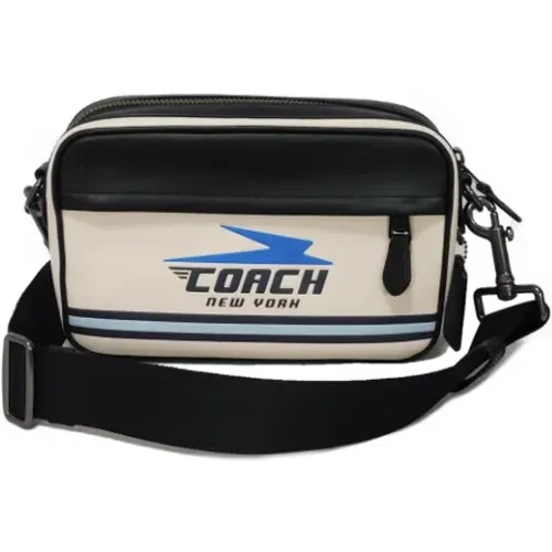 Pre-owned Cross Body Bags, male, , Size: ONE SIZE Pre-owned Canvas shoulder-bags - Coach Pre-owned - Modalova