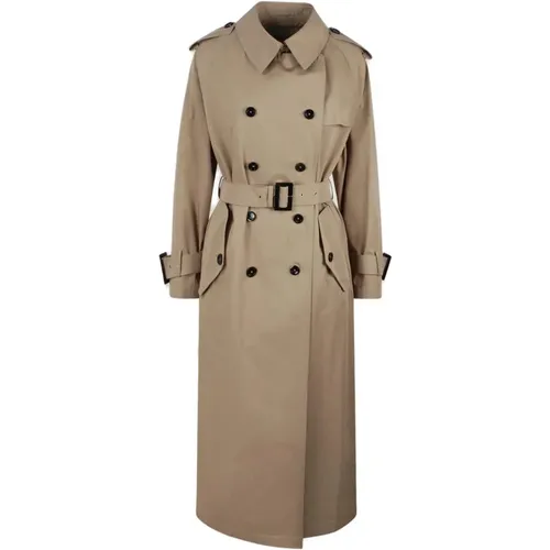 Stylish Gabardine Coat , female, Sizes: M, S - Herno - Modalova