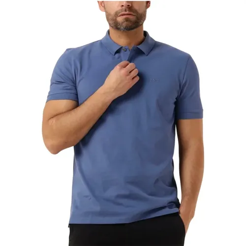 Herren Polo T-Shirts Pallas Blau,Polo Hemd,Herren Polo T-Shirts Pallas - Hugo Boss - Modalova