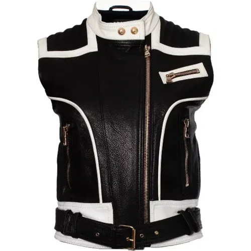 Pre-owned Leather outerwear , female, Sizes: XS - Balmain Pre-owned - Modalova