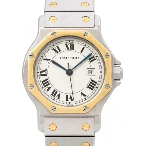 Pre-owned Yellow Gold watches , female, Sizes: ONE SIZE - Cartier Vintage - Modalova