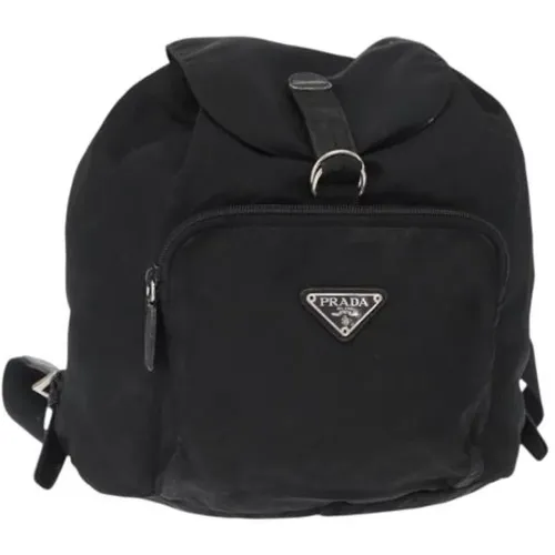 Pre-owned Backpacks, female, , Size: ONE SIZE Pre-owned Nylon Backpack - Prada Vintage - Modalova