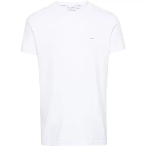 Weiße T-Shirts und Polos , Herren, Größe: XL - Calvin Klein - Modalova