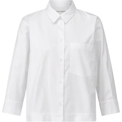 Shirts, female, , Size: XL Cotton Blouse with Classic Details - Lis Lareida - Modalova